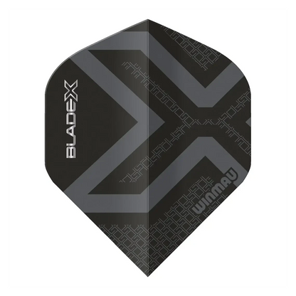 Winmau Blade X Prism Delta Metallic Black Dart Flights - Sherwood Sport