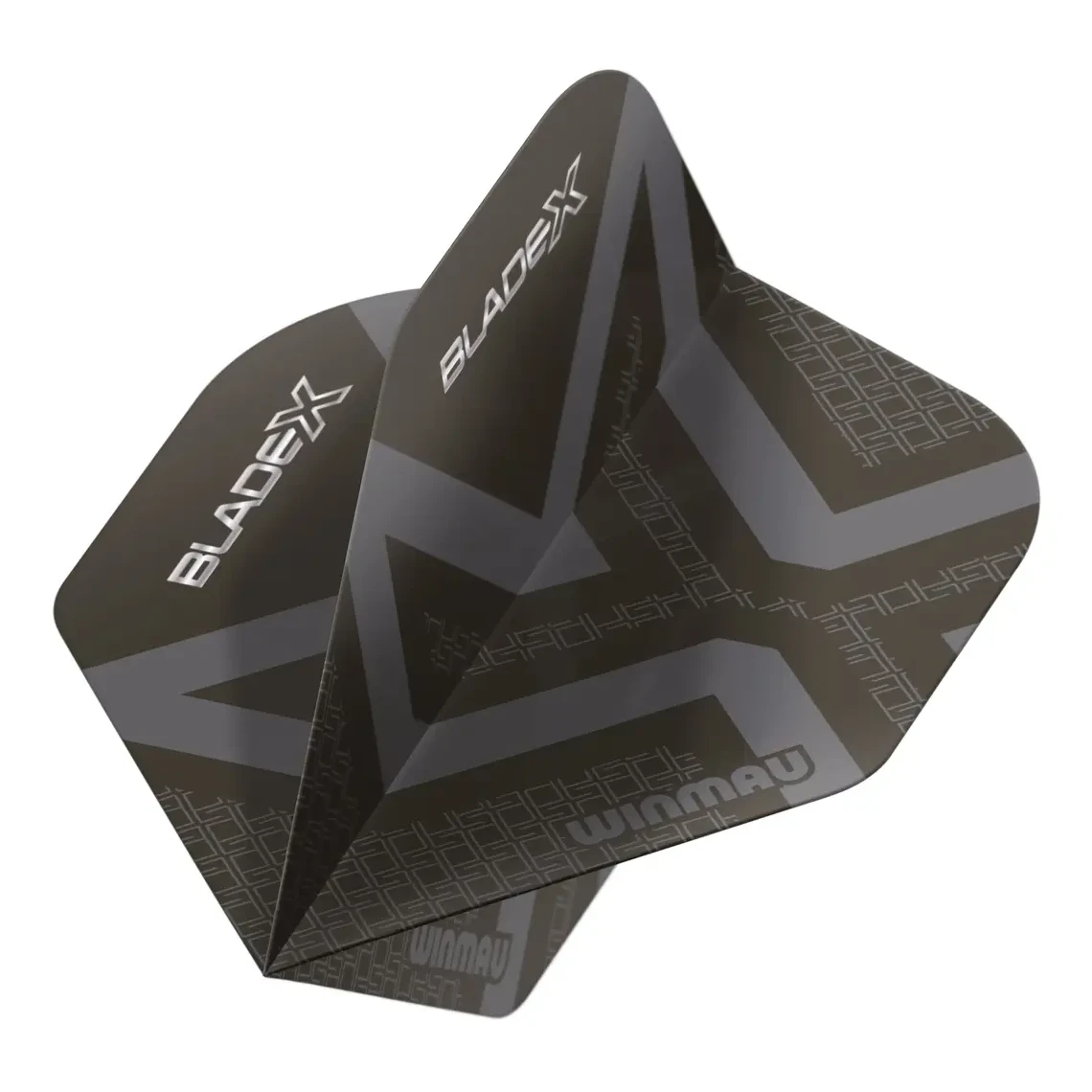 Winmau Blade X Prism Delta Metallic Black Dart Flights - Sherwood Sport