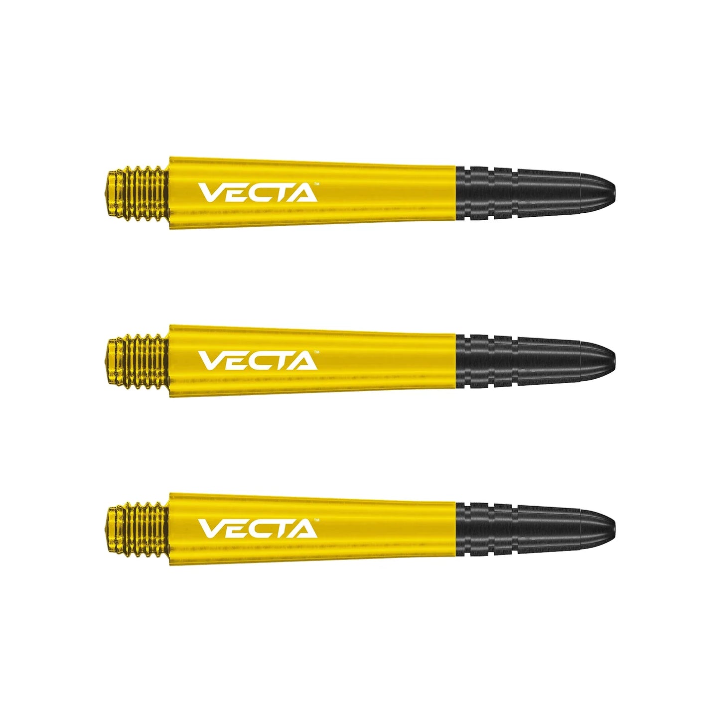 Winmau Vecta Intermediate Yellow Polycarbonate Dart Stems