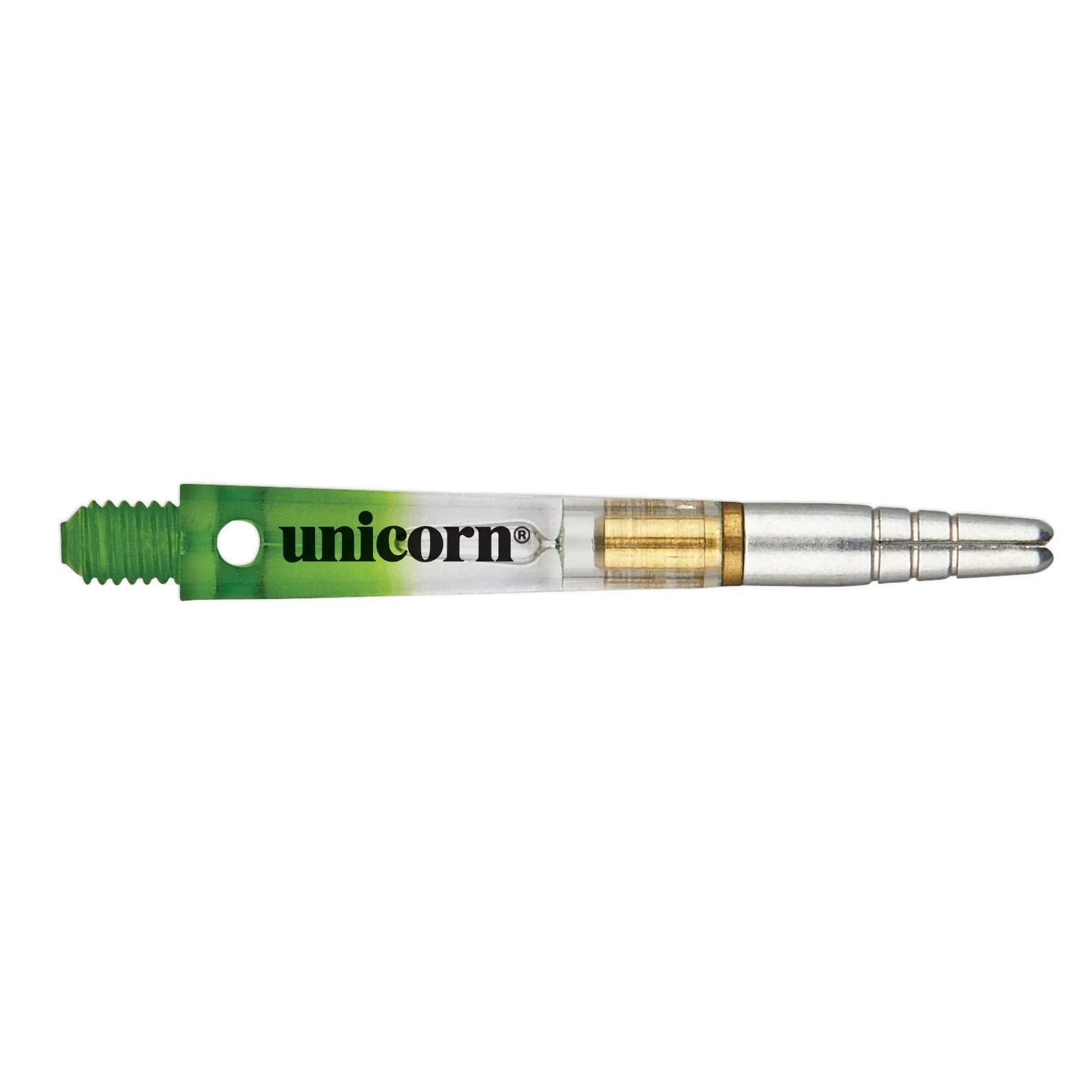 Unicorn Gripper 360 Two Tone Dart Stems - Green