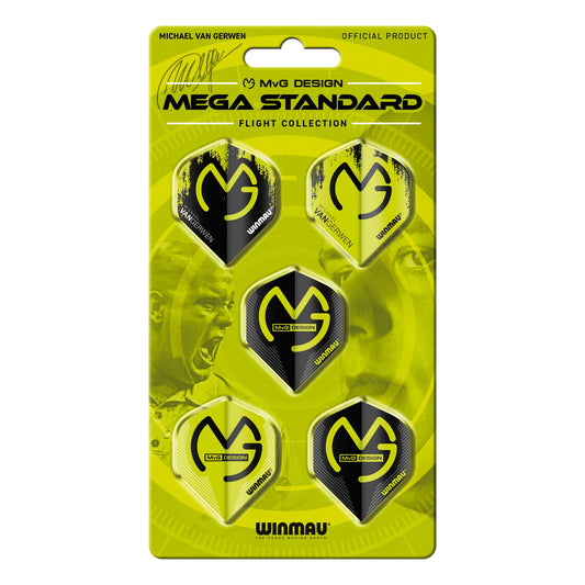 Winmau MVG Mega Standard Dart Flight Collection