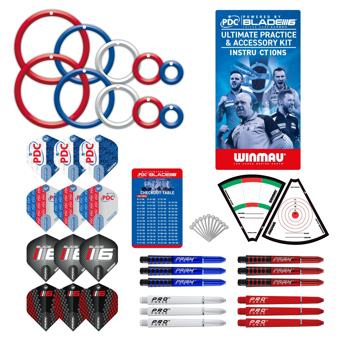 Winmau PDC Ultimate Practice & Accessory Kit