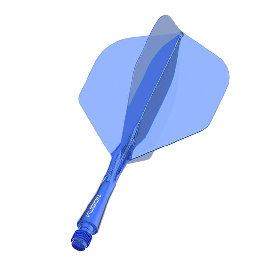 Winmau Fusion Darts Integrated Flight & Shaft Azure Blue