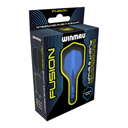 Winmau Fusion Darts Integrated Flight & Shaft Azure Blue