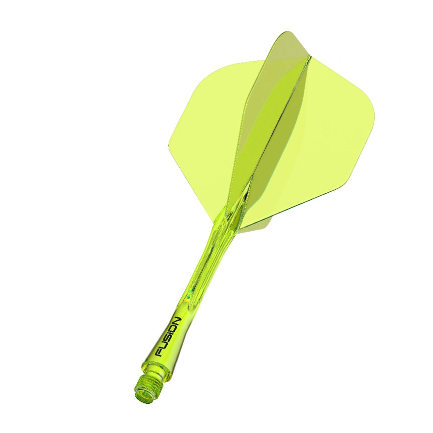 Winmau Fusion Darts Integrated Flight & Shaft Fluoro Yellow