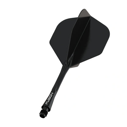 Winmau Fusion Darts Integrated Flight & Shaft Solid Black