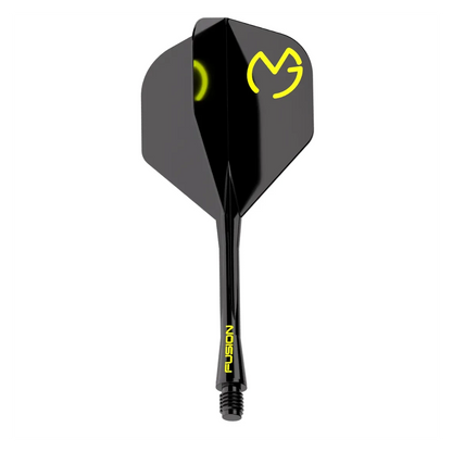 Winmau Fusion Integrated Flight & Shaft MvG PacMan - Black & Green