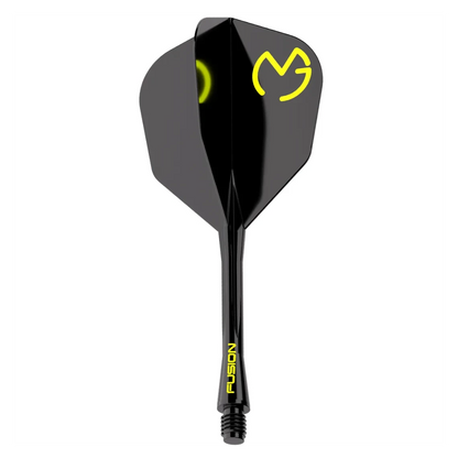 Winmau Fusion Integrated Flight & Shaft MvG PacMan - Black & Green