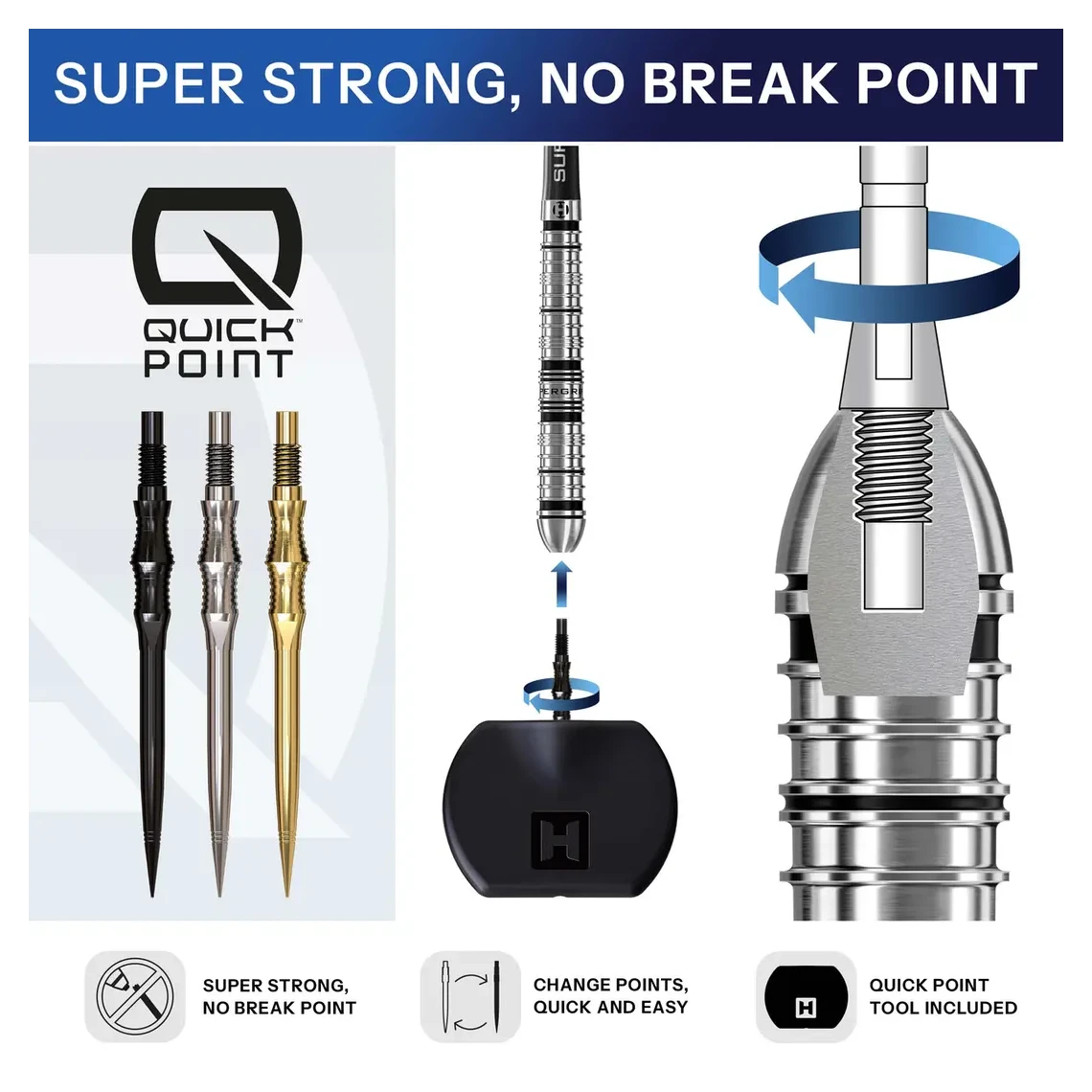 Harrows Apex Spire Elite Series Quick Point Specs