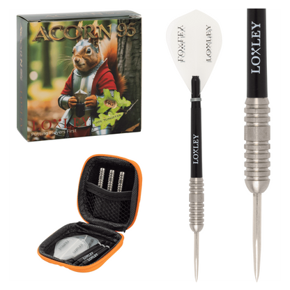 Loxley Acorn 95 95% Tungsten Steel Tip Darts full set