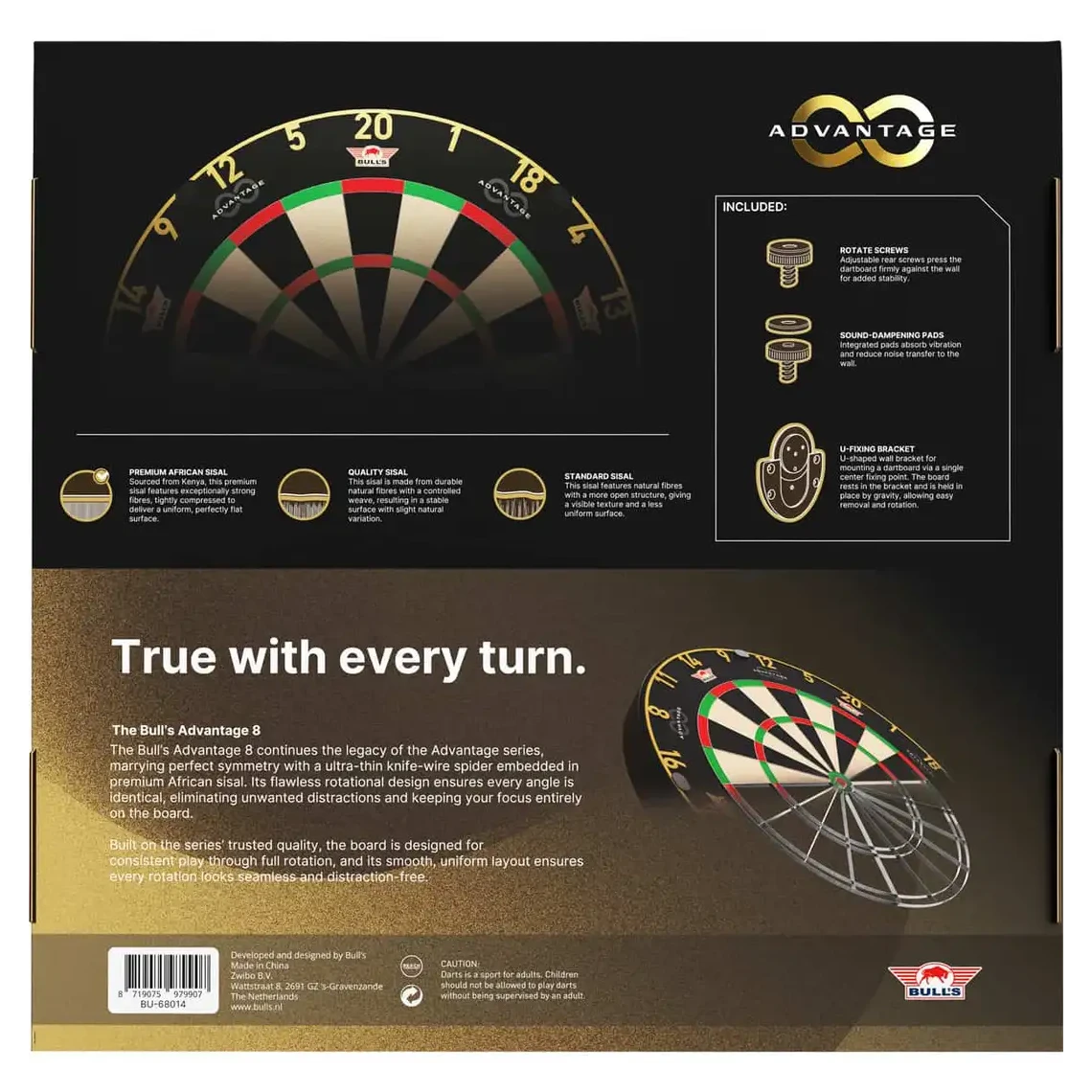 Bulls NL Advantage 8 Dartboard