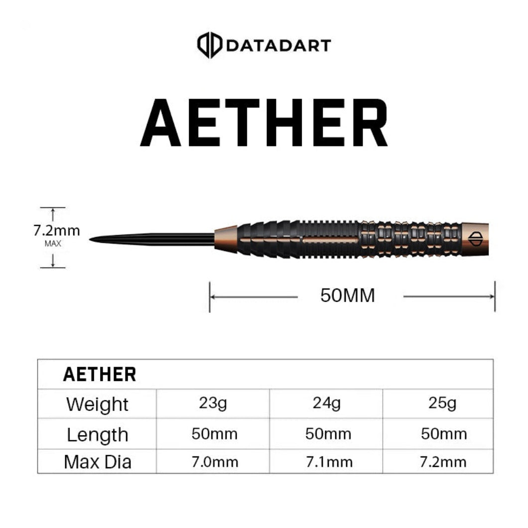 Datadart Aether 95% Tungsten Darts 