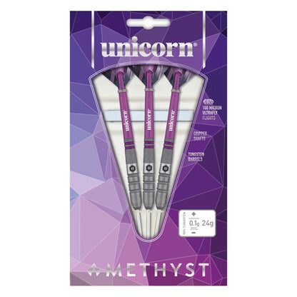 Unicorn Amethyst (3) 90% Tungsten 22g Darts