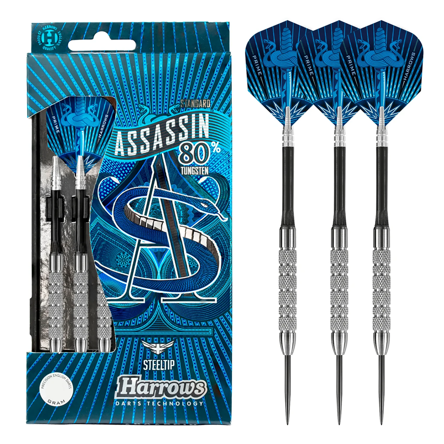 Harrows Assassin 22gK Steel Tip Darts