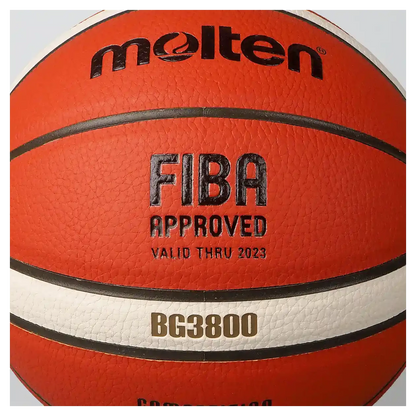 Molten BG3800 Basketball - 12 Panel Composite Leather (Indoor)