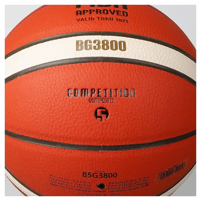 Molten BG3800 Basketball - 12 Panel Composite Leather (Indoor)
