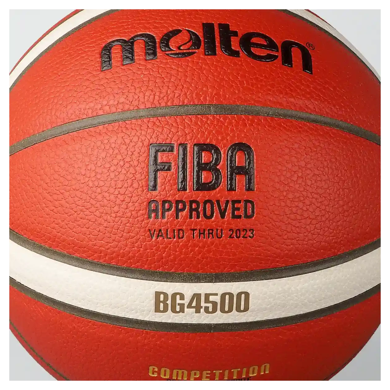 Molten BG4500 Basketball - 12 Panel - Premium Composite Leather (Indoor)