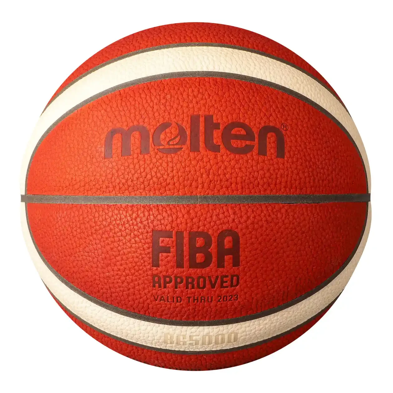 Molten BG5000 Basketball - 12 Panel - Premium Real Leather (Indoor)
