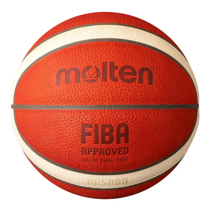 Molten BG5000 Basketball - 12 Panel - Premium Real Leather (Indoor)