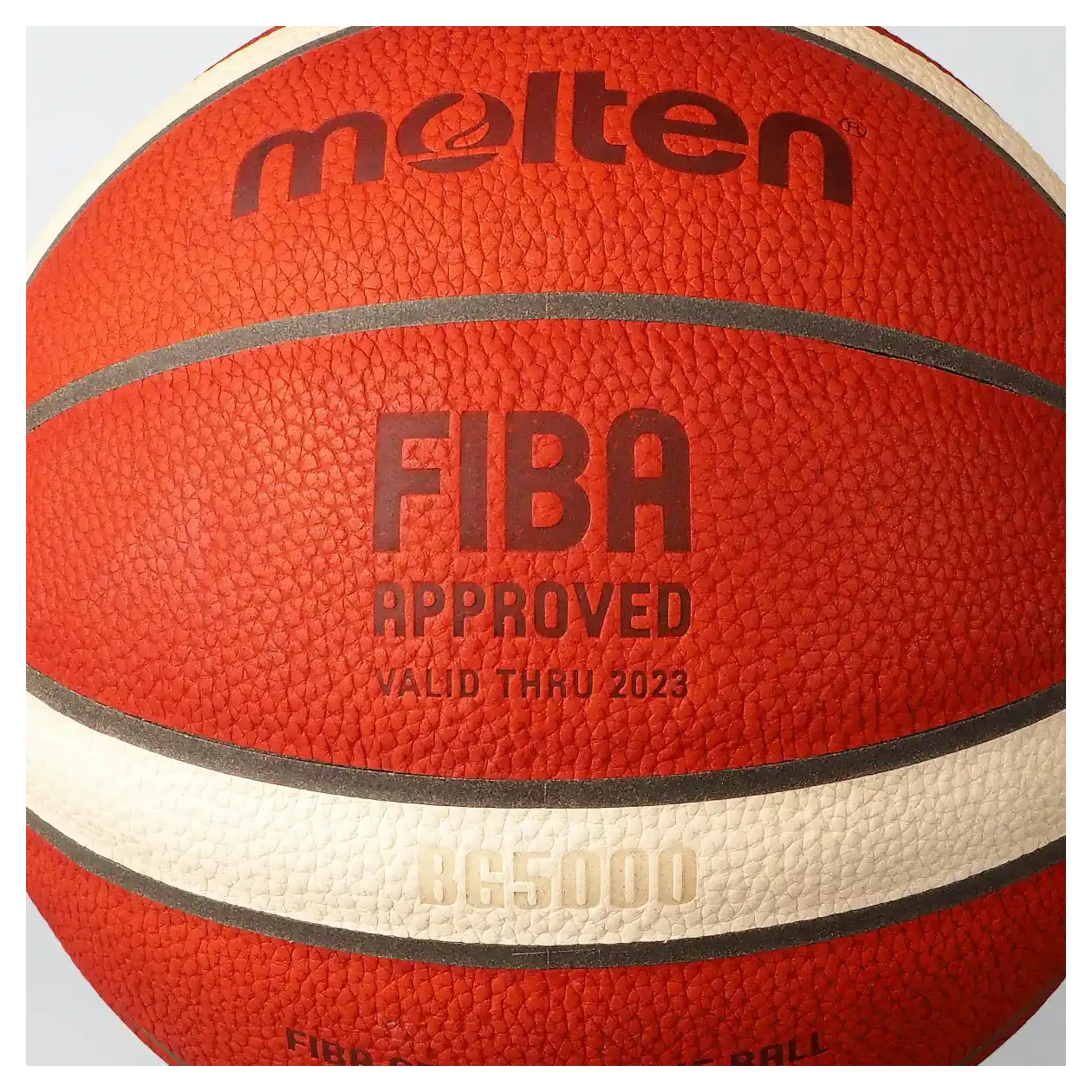 Molten BG5000 Basketball - 12 Panel - Premium Real Leather (Indoor)