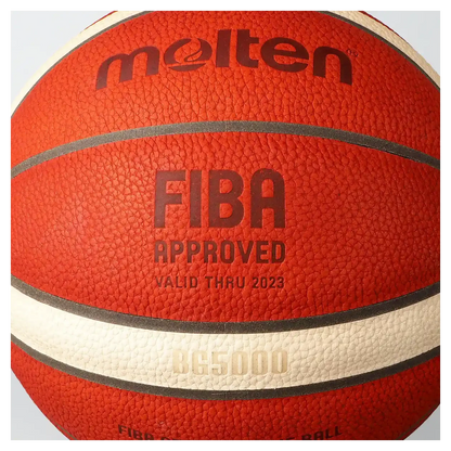 Molten BG5000 Basketball - 12 Panel - Premium Real Leather (Indoor)