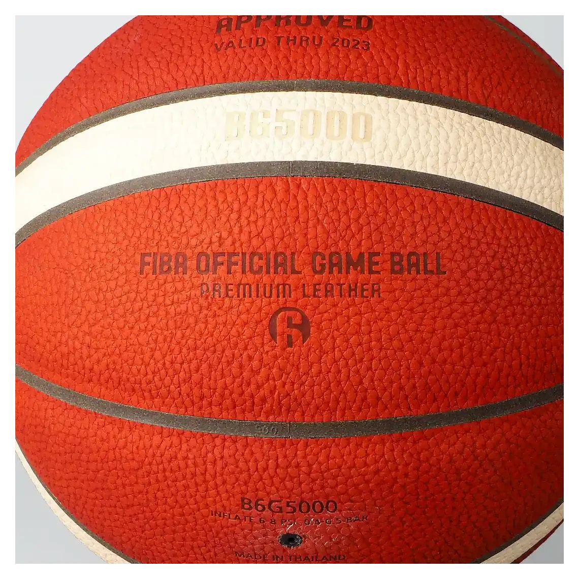 Molten BG5000 Basketball - 12 Panel - Premium Real Leather (Indoor)