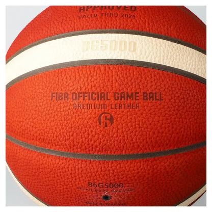 Molten BG5000 Basketball - 12 Panel - Premium Real Leather (Indoor)