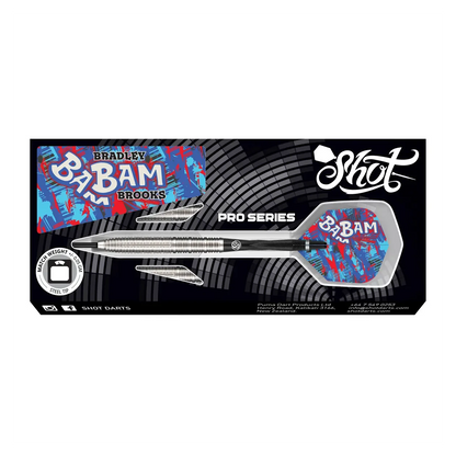 Shot Pro Series Bradley Brooks Gen 2 Steel Tip Dart Set 90% Tungsten Barrels