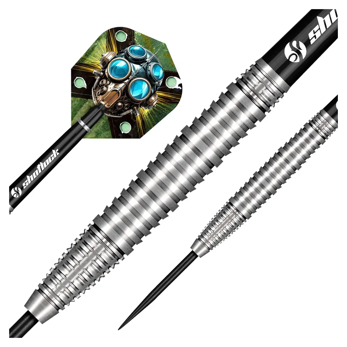 Shot Badlands Krush Steel Tip Darts 90% Tungsten Barrels