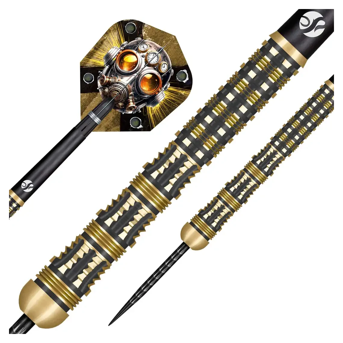 Shot Badlands The Sheriff Steel Tip Darts 90% Tungsten Barrels