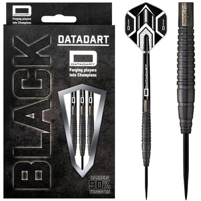 Datadart Black Ringed 26g Steel Tip Darts