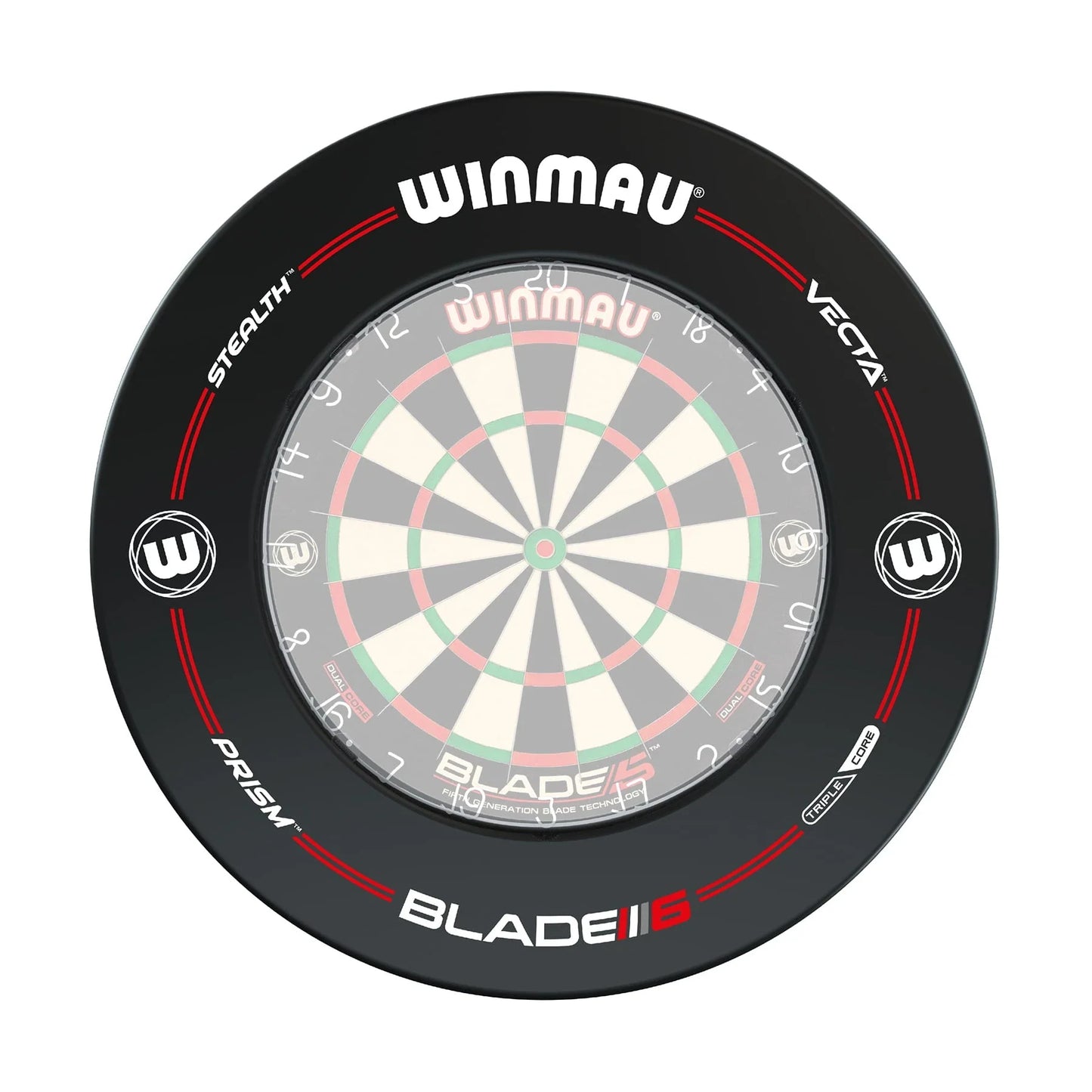 Winmau Blade 6 Black Dartboard Surround