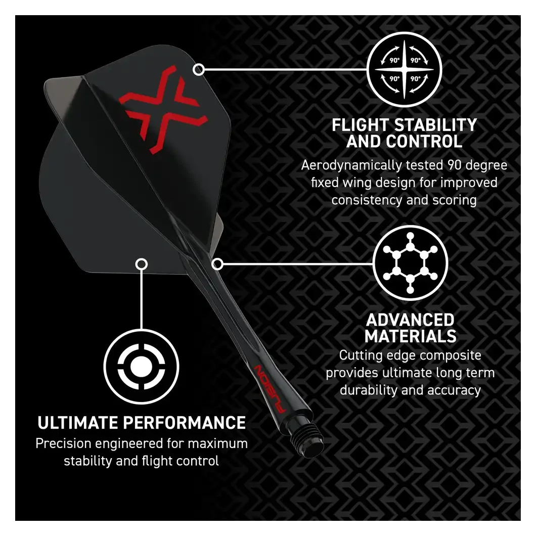Winmau Blade X - Fusion Integrated Flight & Shaft