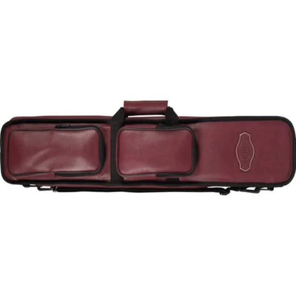 Buffalo-De-Luxe-Cue-Bag-Burgundy-Front-Pockets