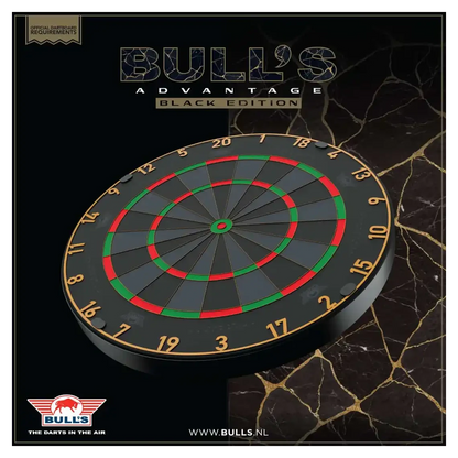 Bulls NL Advantage Black Professional Dartboard 