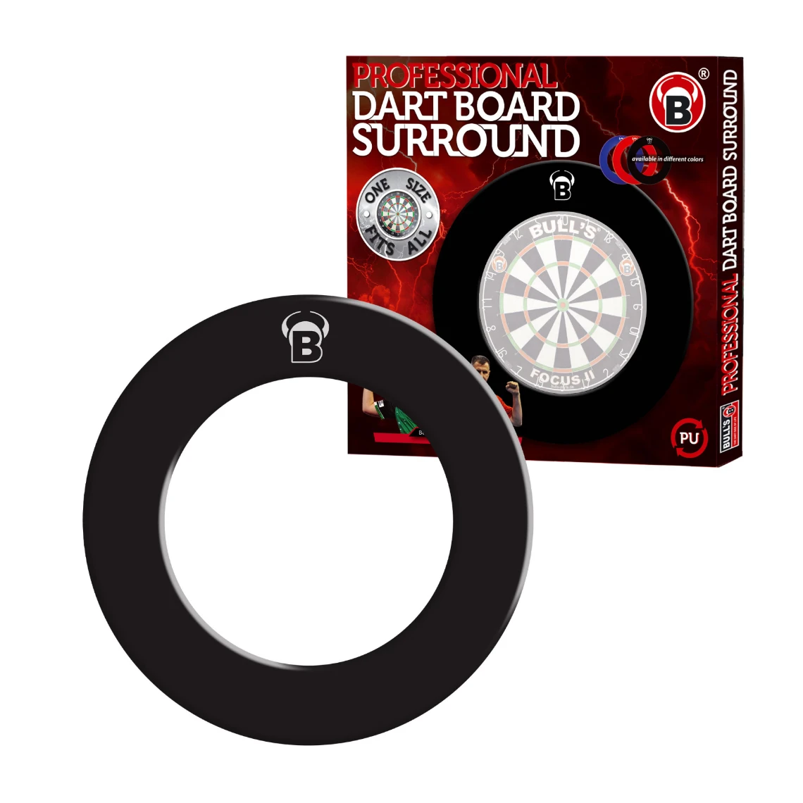 Bulls Pro Dartboard Surround - Black