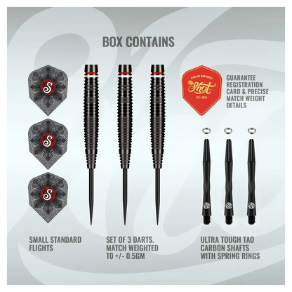 Shot Pro Series Carl Sneyd 90% Tungsten Steel Tip Darts