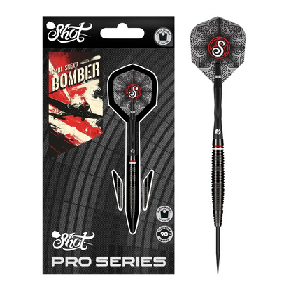 Shot Pro Series Carl Sneyd 90% Tungsten Steel Tip Darts