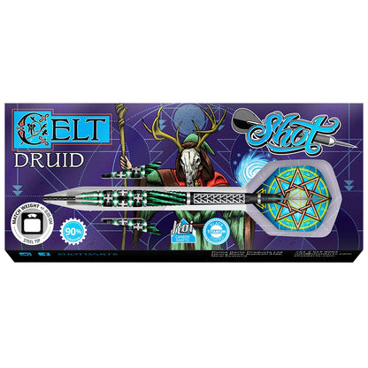 Shot Celt Druid 25g 90% Tungsten Steel Tip Darts