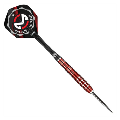 Shot Collab Charlie Murphy Steel Tip Dart Set - 90% Tungsten Barrels 