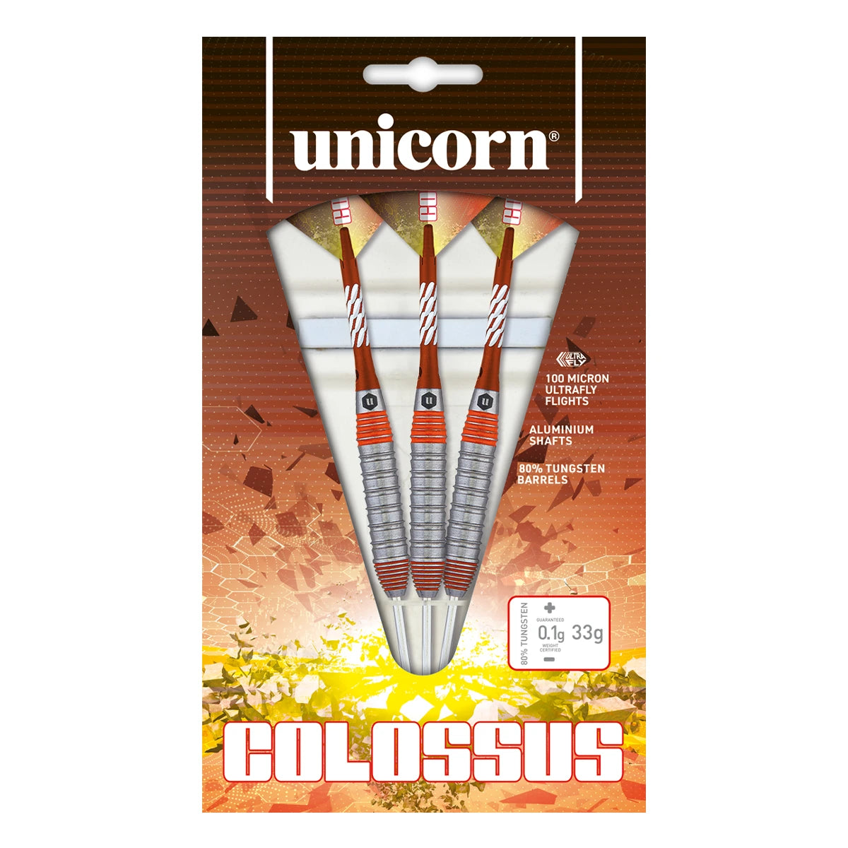 Unicorn Colossus 80% Tungsten 33g Darts