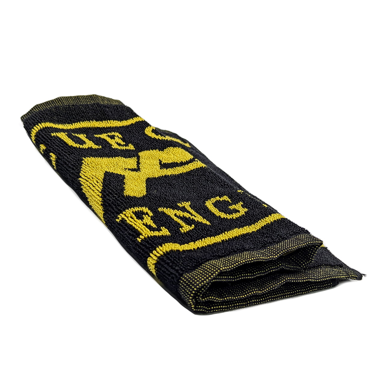 Cue Craft Gold Black Cue Towel