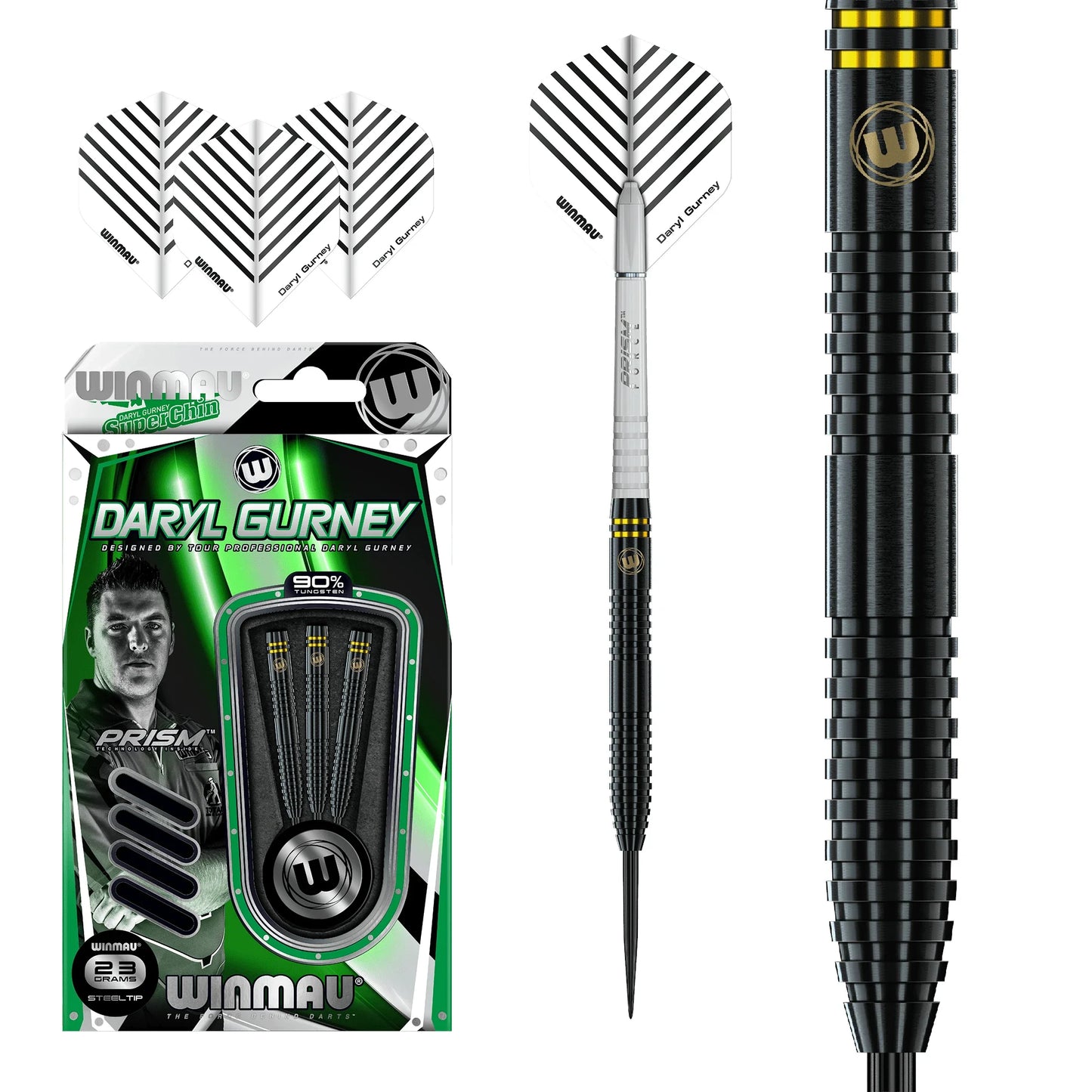 Winmau Daryl Gurney Black Edition 23g Darts