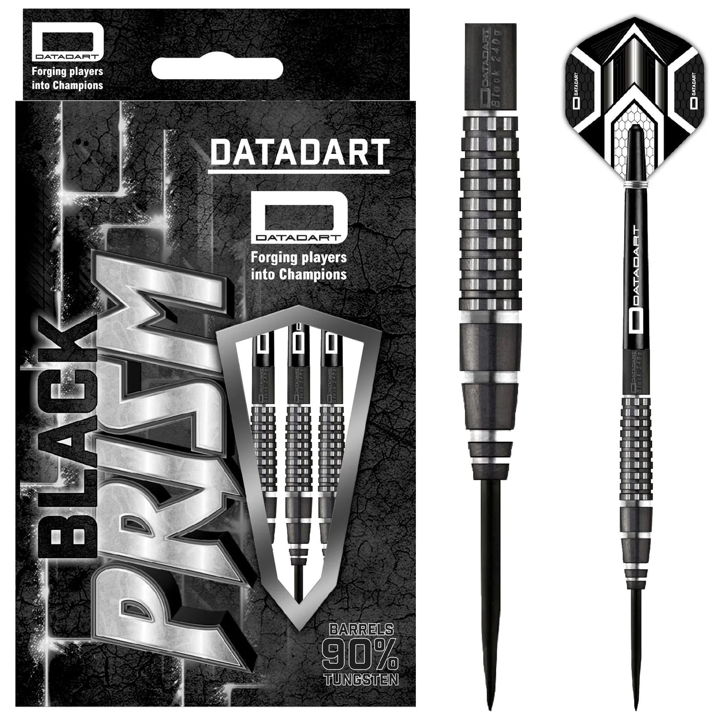 Datadart Black Prism 24g Steel Tip Darts