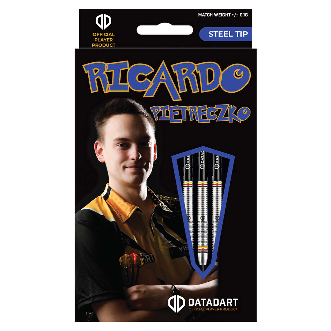 Datadart Ricardo Pietreczko Tungsten Darts Display Package