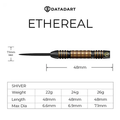 Datadart Ethereal 90% Tungsten Steel Tip Darts