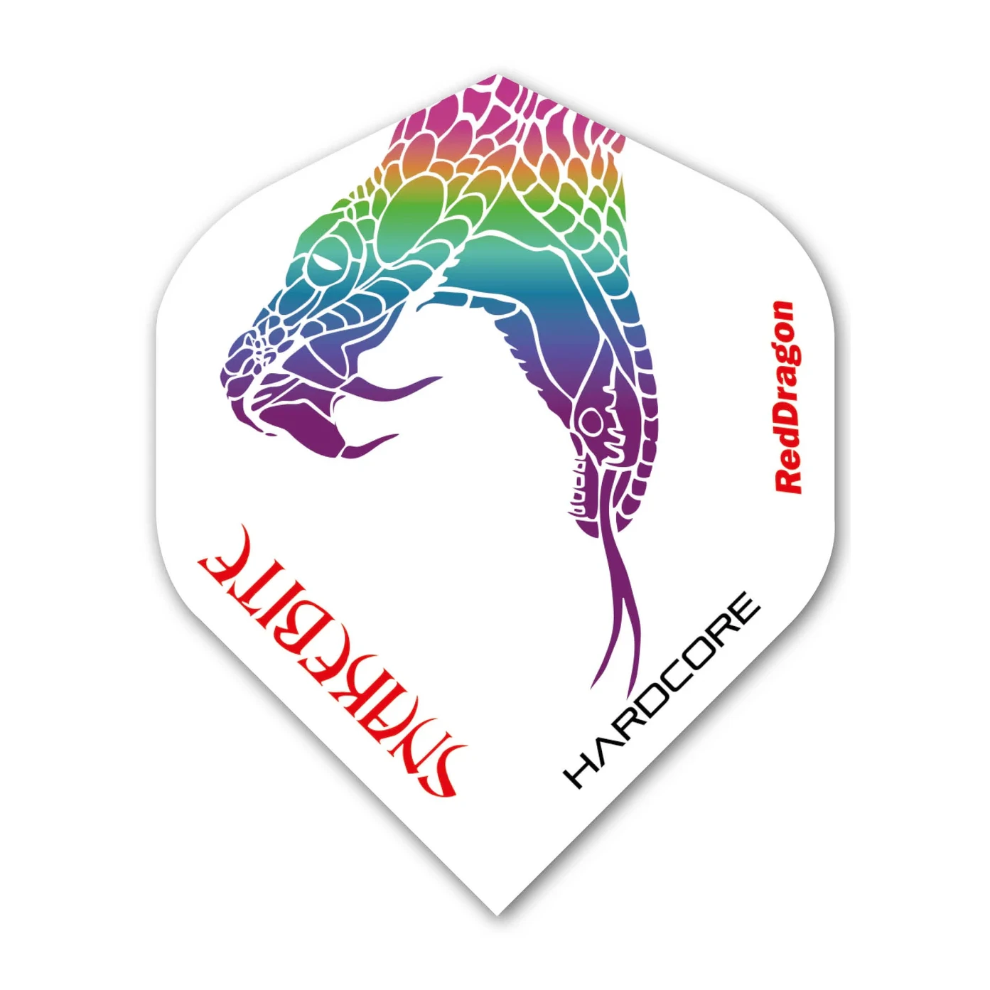 Red Dragon Peter Wright Snakebite Hardcore White Dart Flights