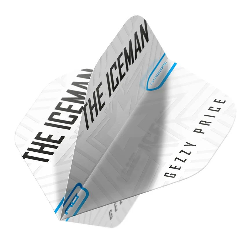 Red Dragon Hardcore Gerwyn Price White & Grey Snowflake Standard Extra Thick Dart Flights