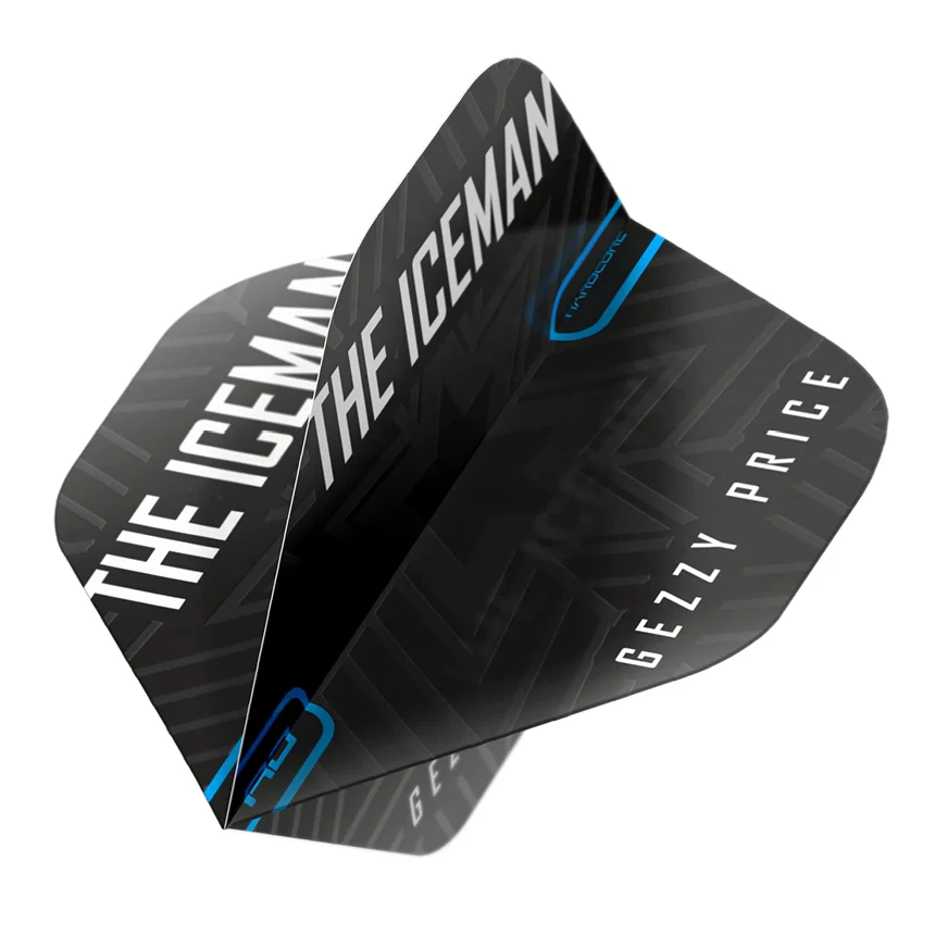 Red Dragon Hardcore Gerwyn Price Black & Grey Snowflake Standard Extra Thick Dart Flights