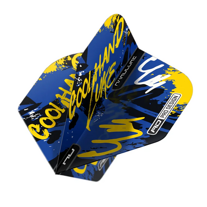 Red Dragon Luke Humphries Graffiti Blue Hardcore Standard Extra Thick Dart Flights